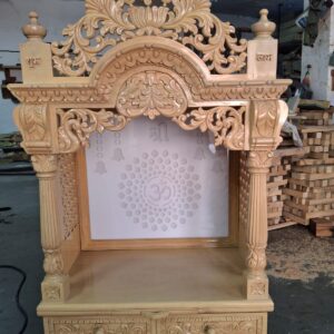 temple with acrylic cutting